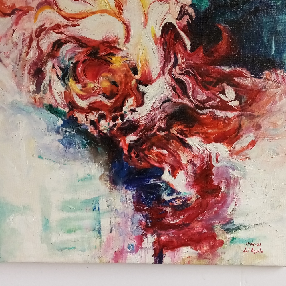 Abstract  oil painting - Picture 3 of 9